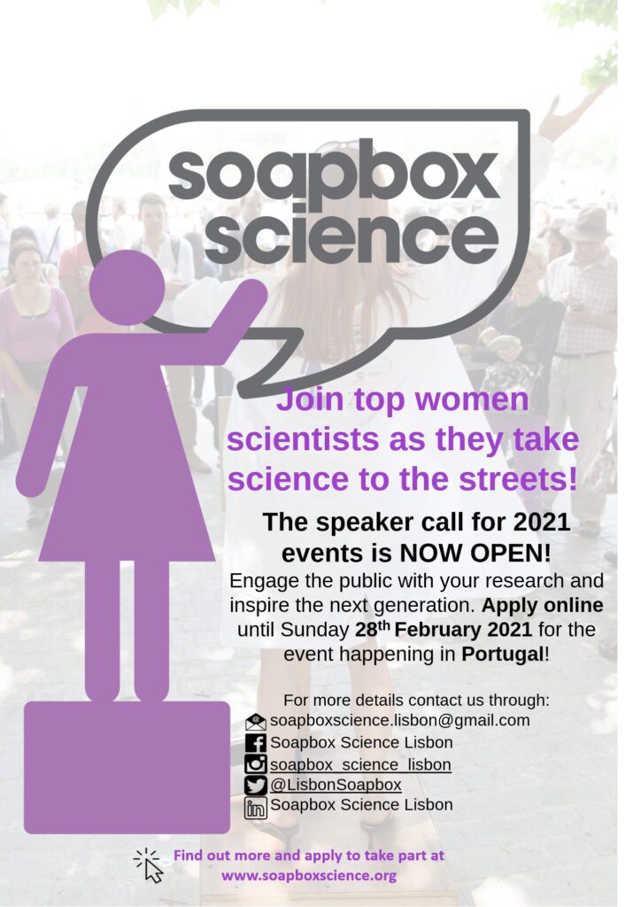 Here comes Soapbox Science 2021!